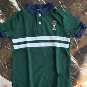 Polo by Ralph Lauren Kids Polo Shirt in Green and Navy